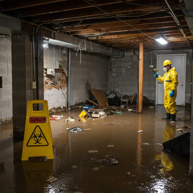 Flooded Basement Electrical Hazard in Starksboro, VT Property